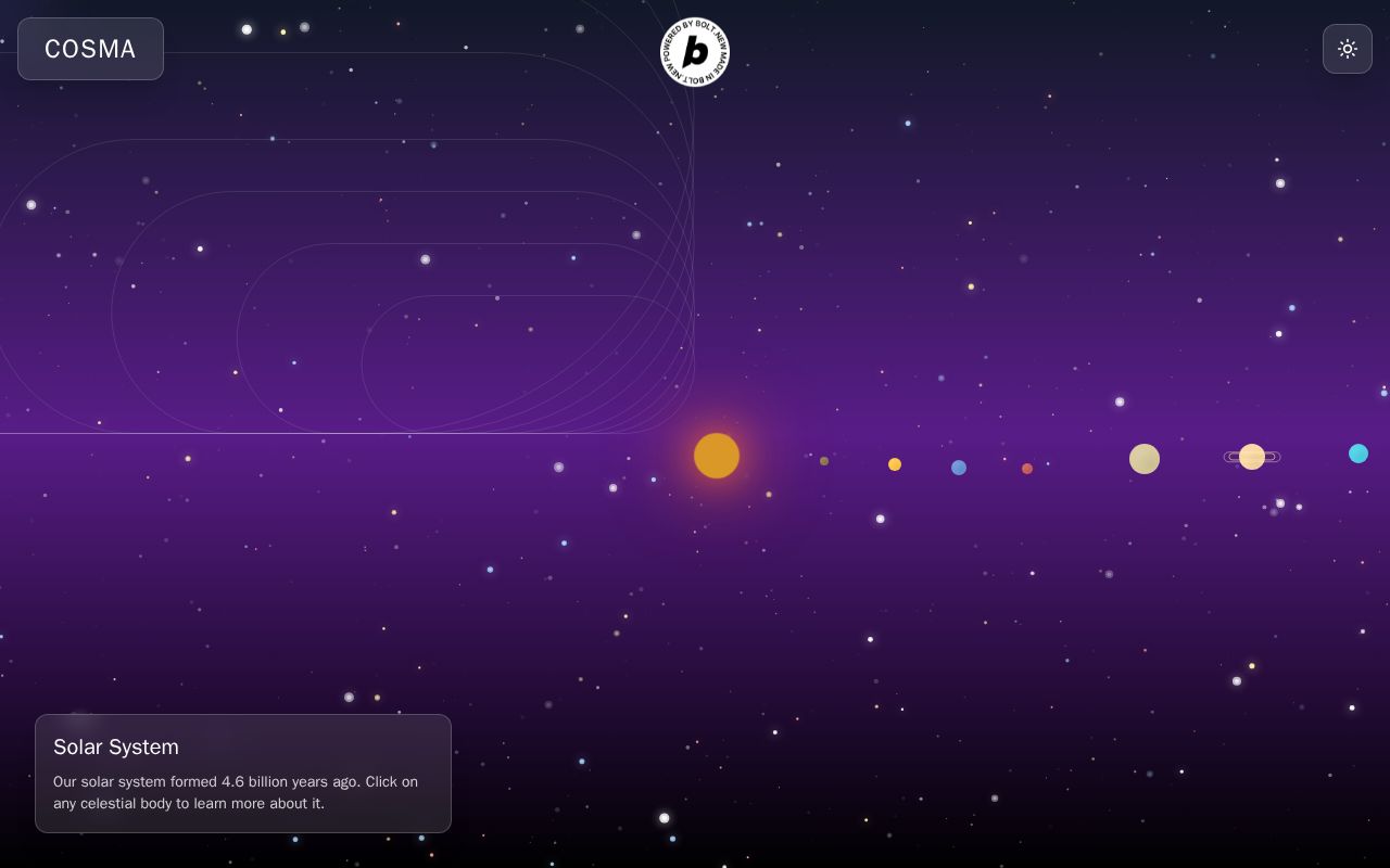 Preview of Cosma – A Journey Through the Universe