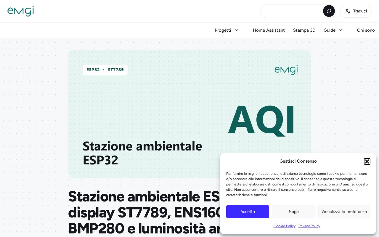 Preview of Stazione Ambientale Esp32 St7789