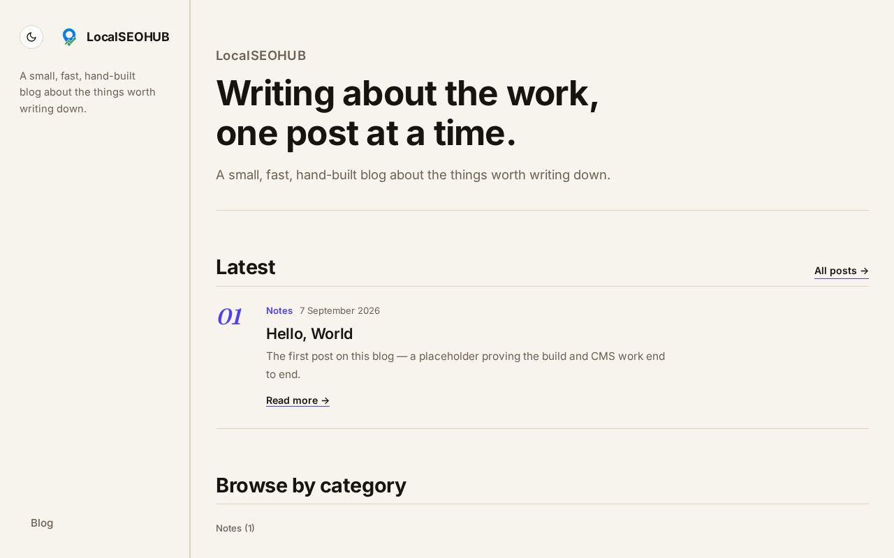 Preview of Vzero Blog