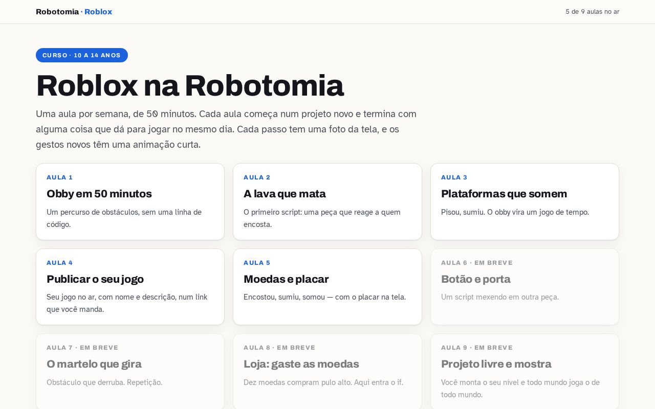 Preview of Robotomia Roblox