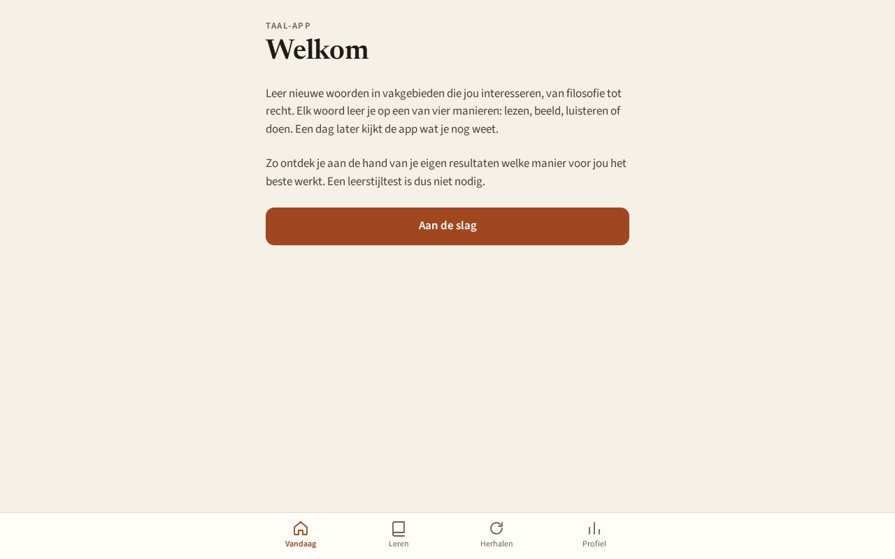 Preview of Taal App