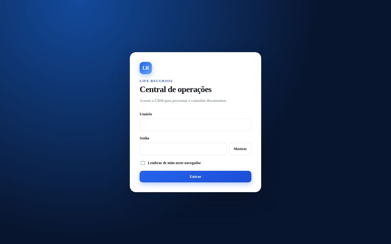 Preview of Life Recursos Crm