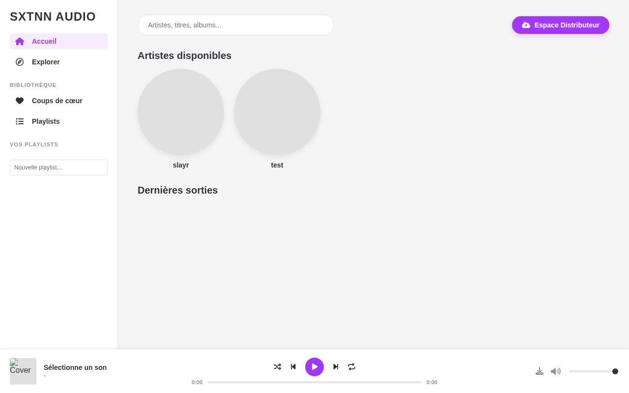Preview of SxtnnAudio
