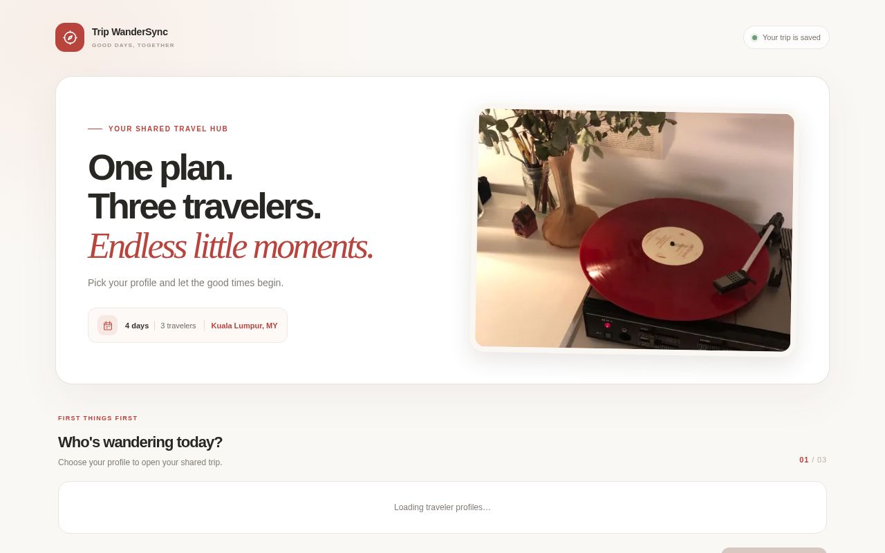 Preview of WanderSync