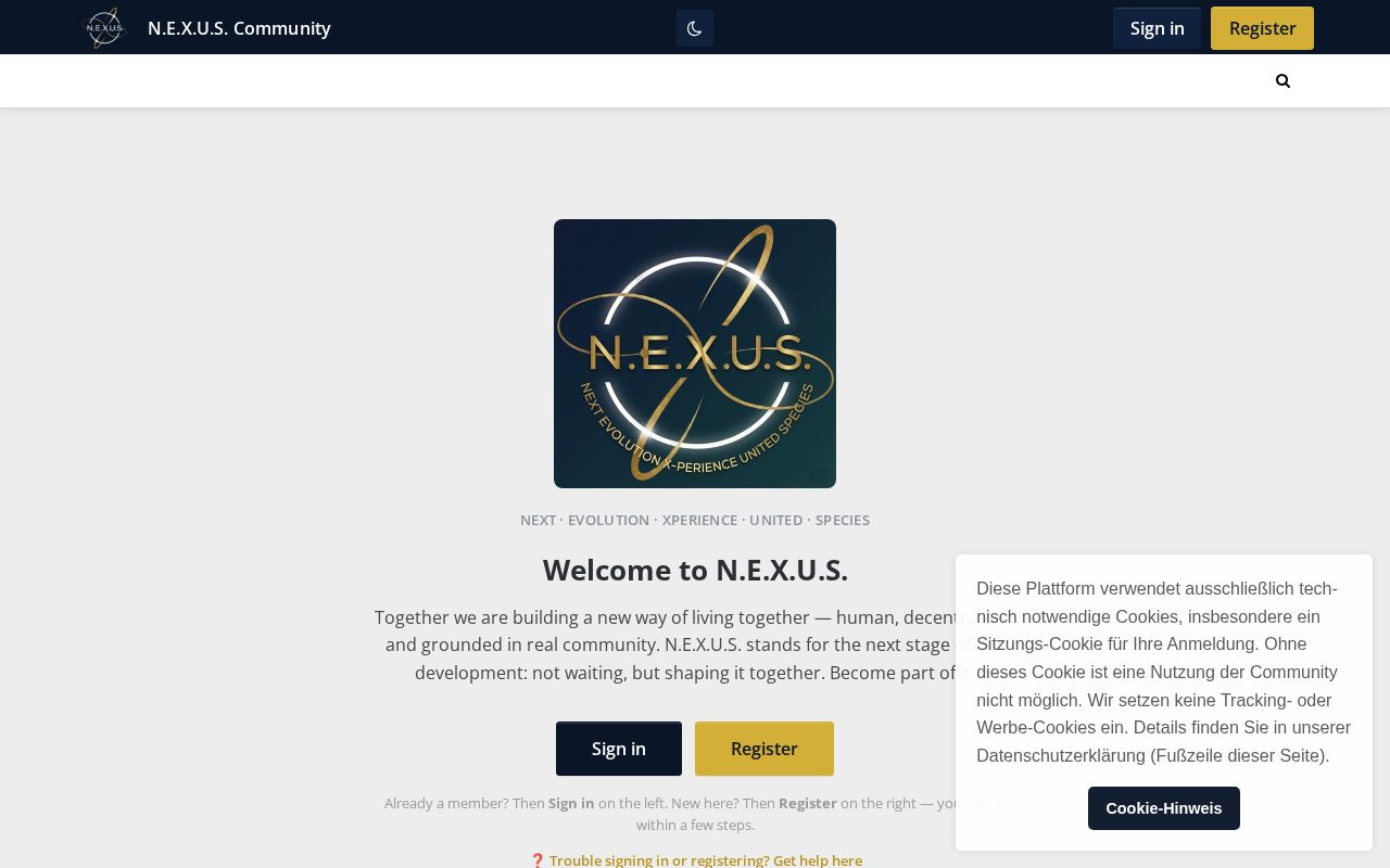 Preview of Humhub Nexus