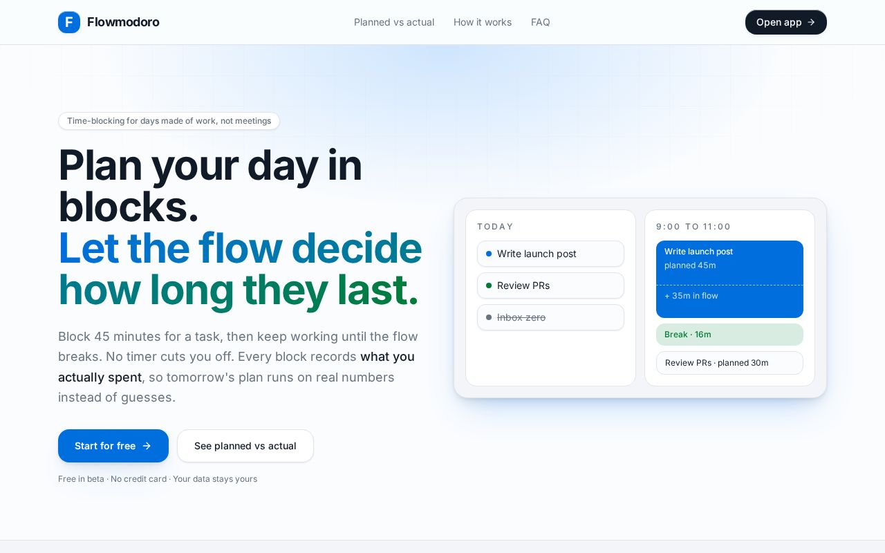 Preview of Flowmodoro