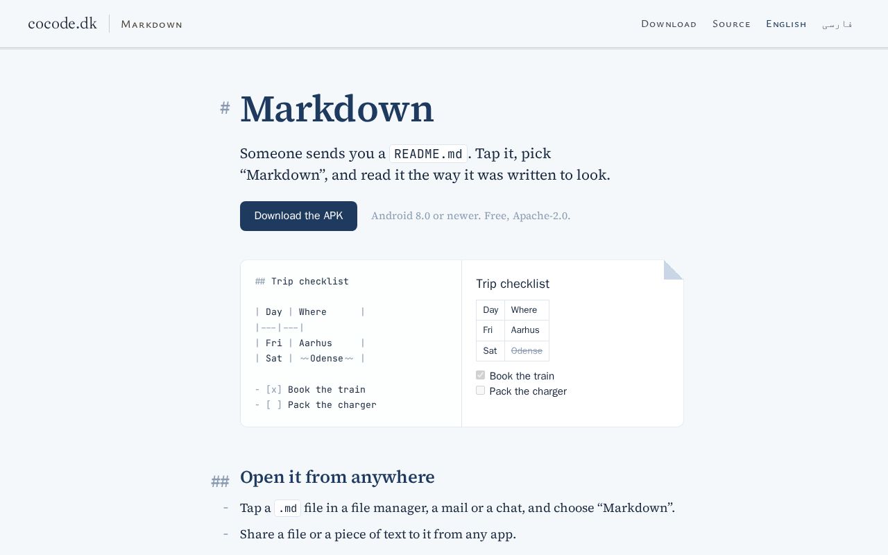 Preview of Markdown