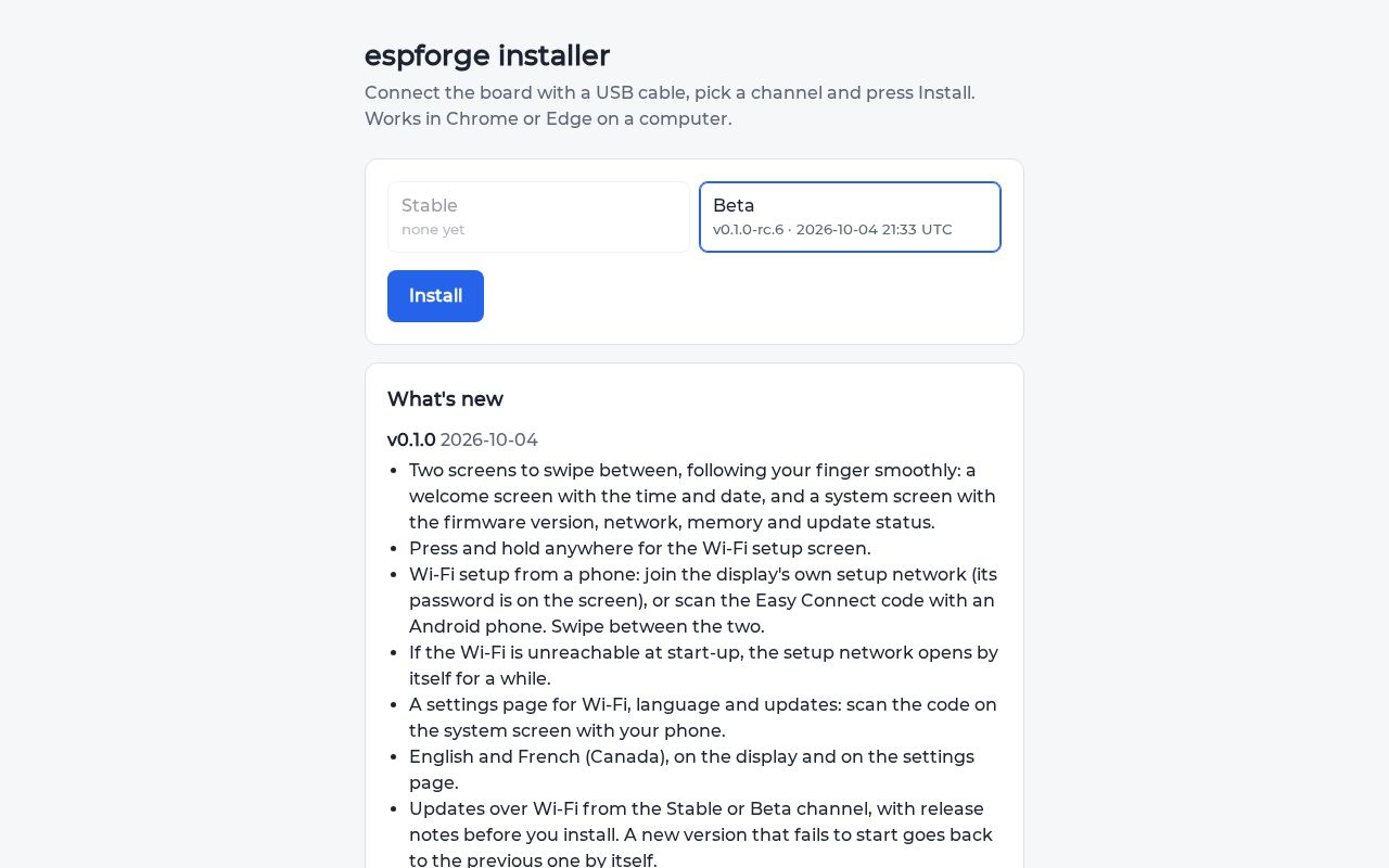 Preview of Espforge