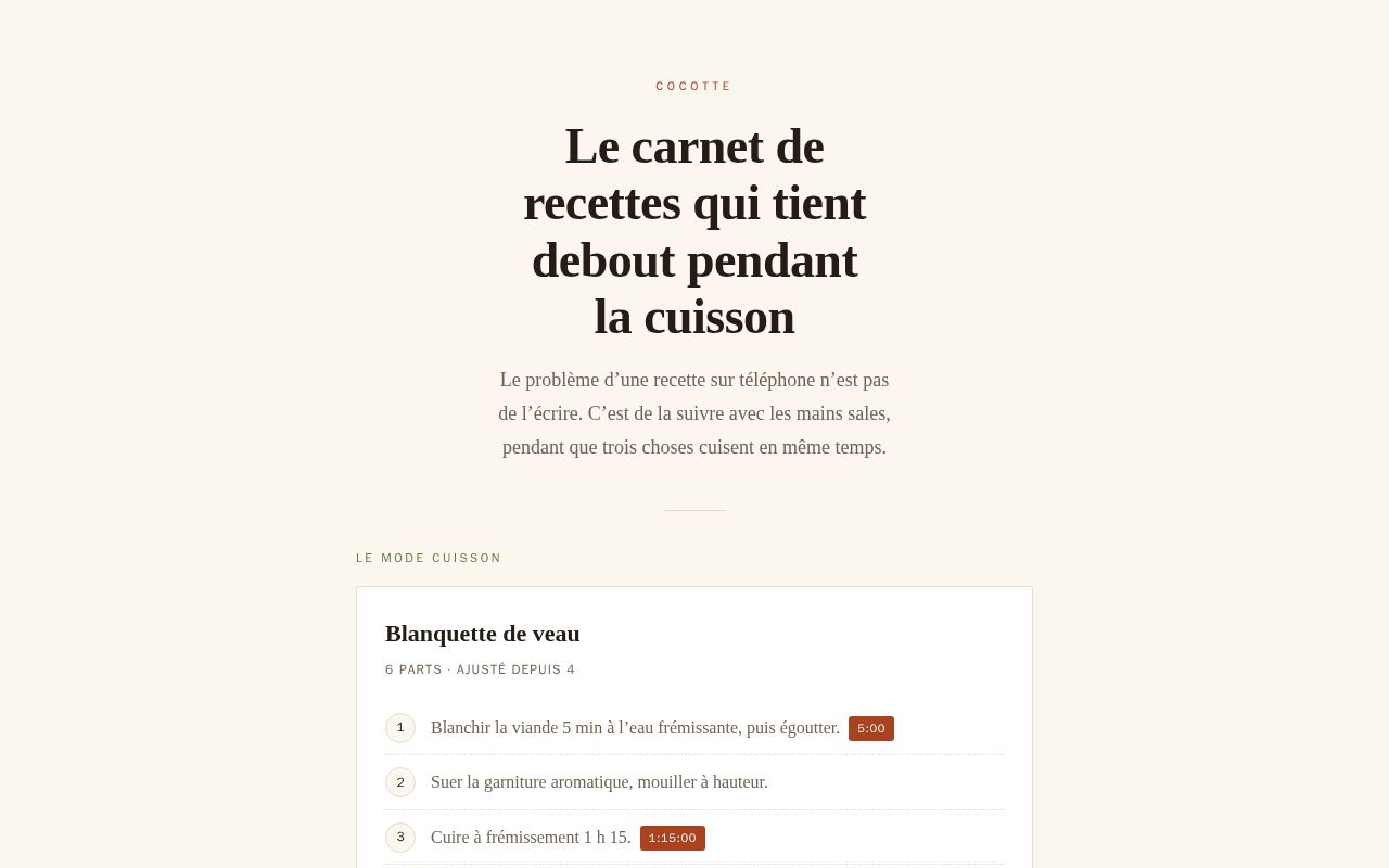 Preview of Cocotte Site