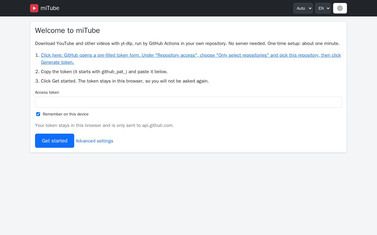Preview of MiTube