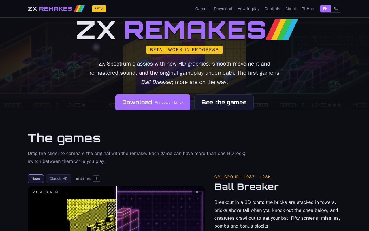 Preview of ZX Remakes