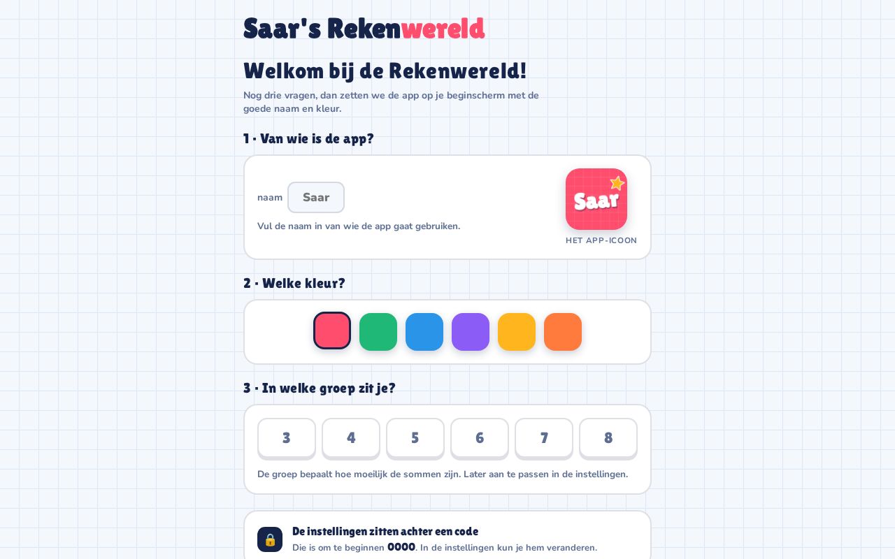Preview of Saar S Rekenwereld