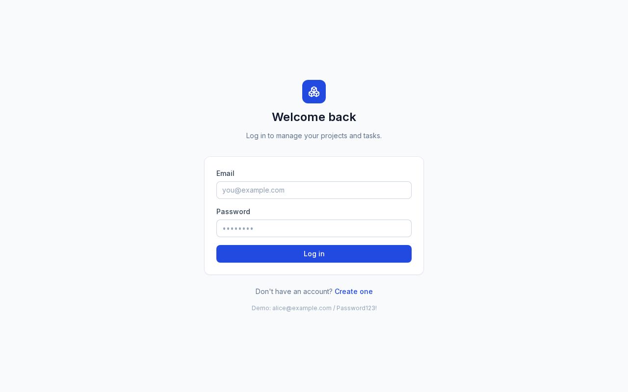 Preview of Project Management System