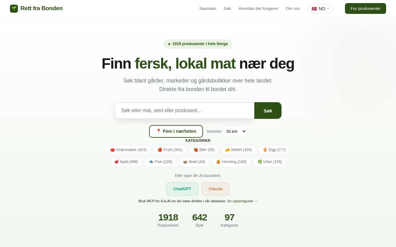 Preview of Rettfrabonden Com