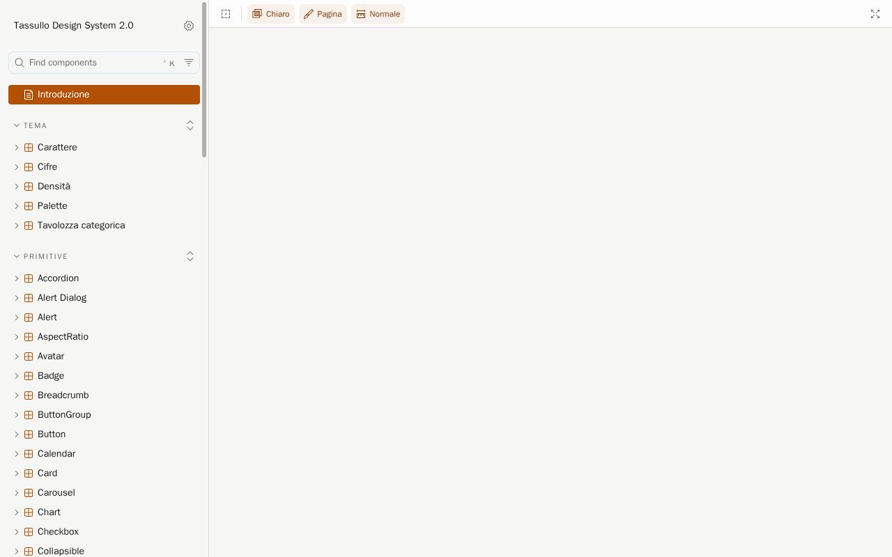 Preview of Tassullo Design System V2