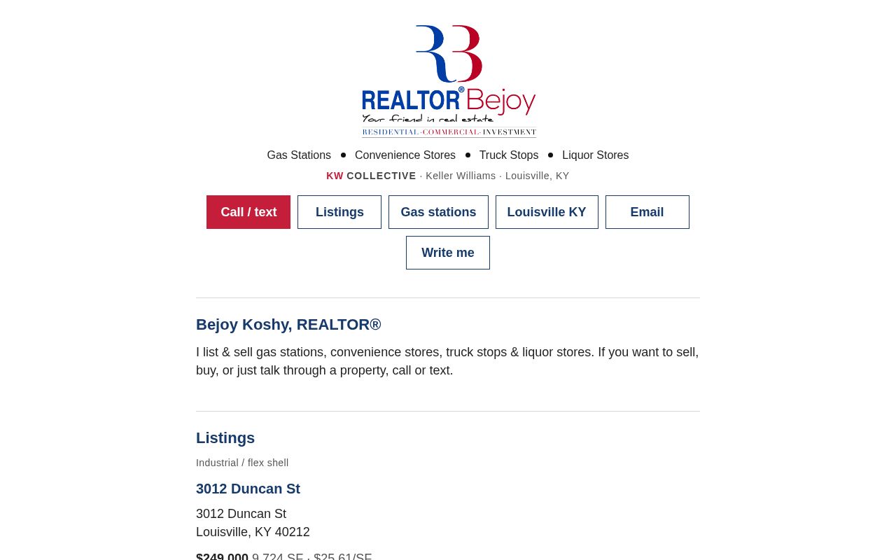 Preview of RealtorBejoy.com — Bejoy Koshy REALTOR site