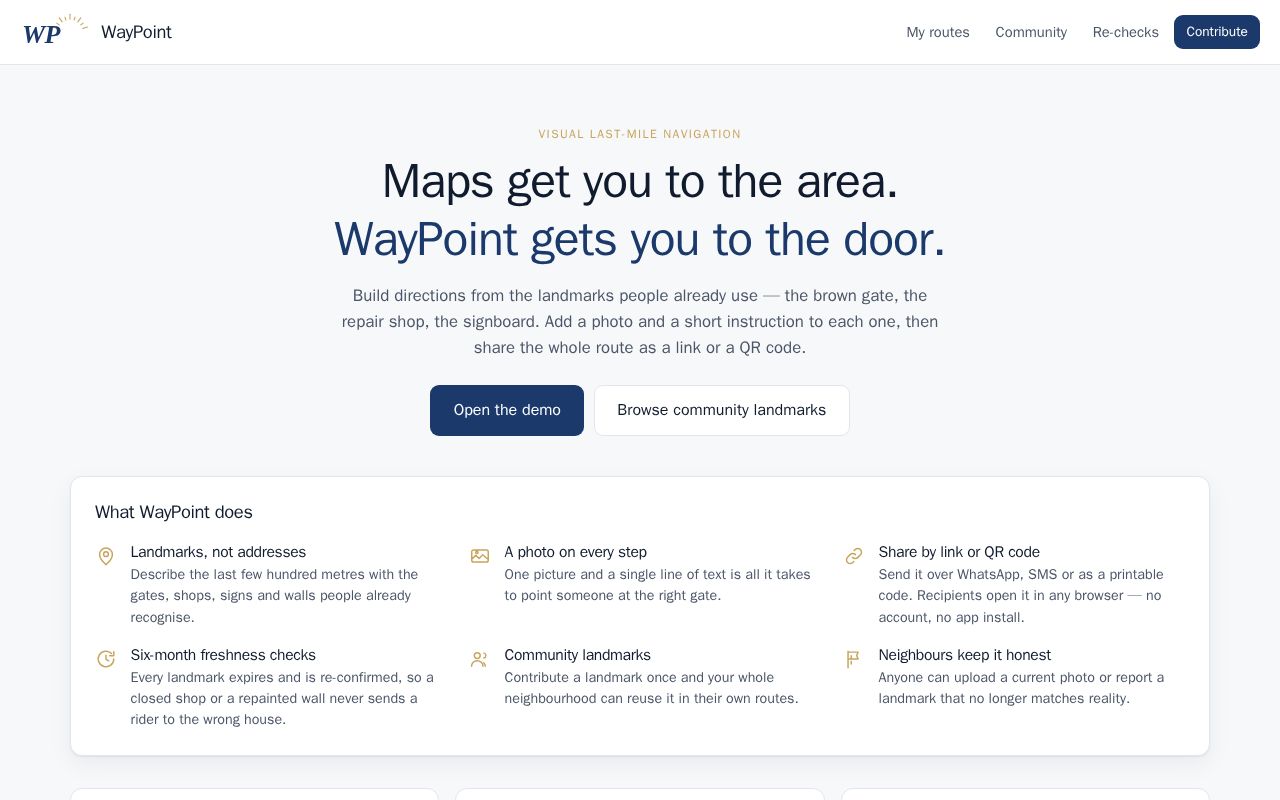 Preview of Waypoint