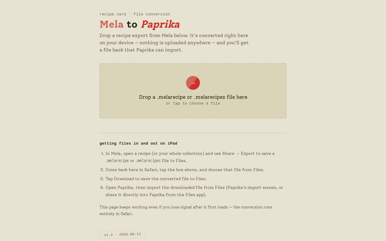 Preview of Mela To Paprika
