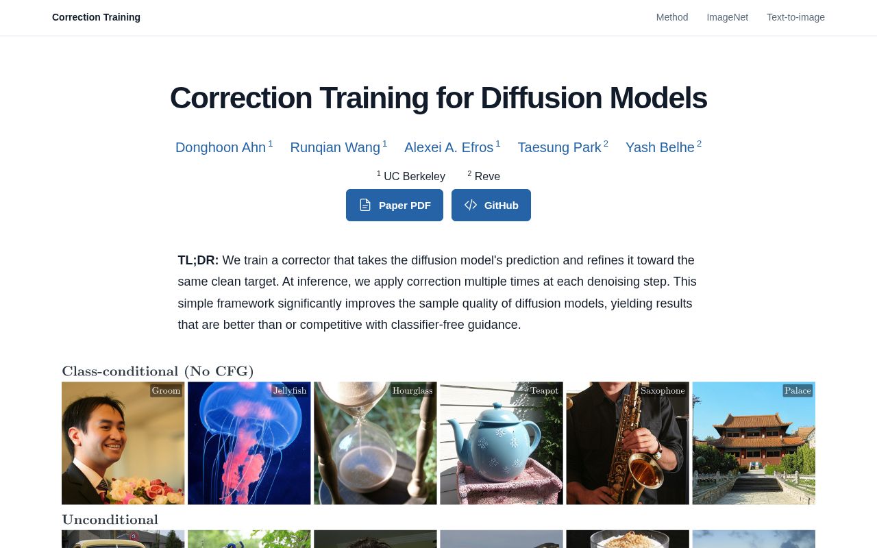 Preview of Correction Training