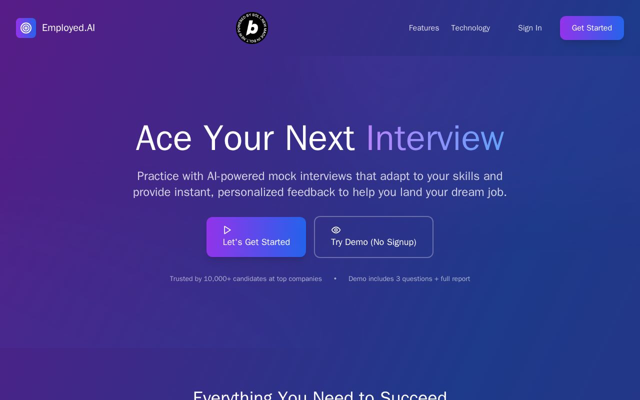 Preview of Employed.Ai