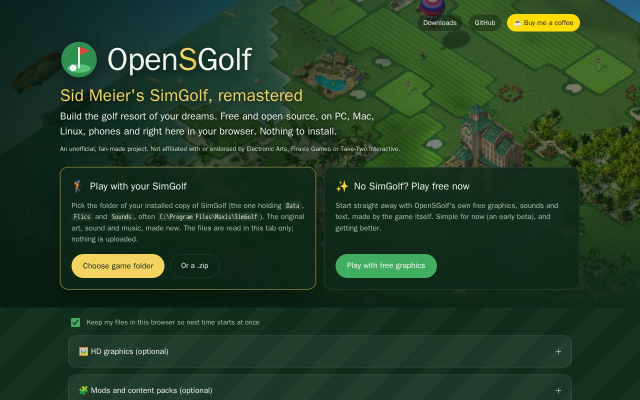 Preview of Opensgolf