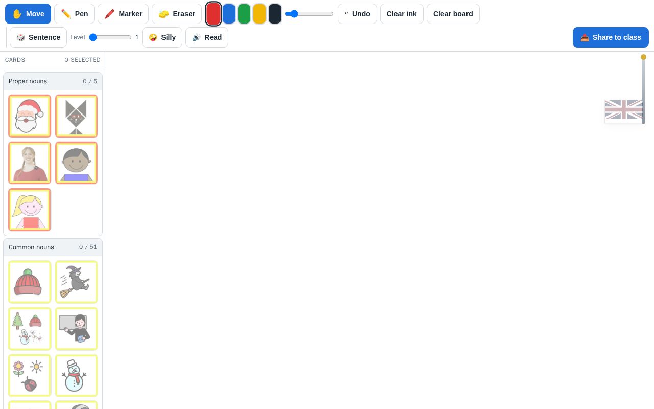 Preview of Flashcards Whiteboard