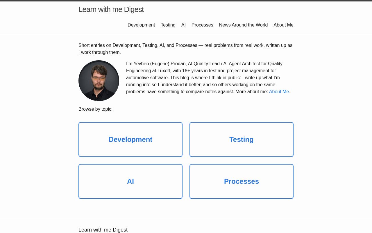 Preview of Learn With Me Digest