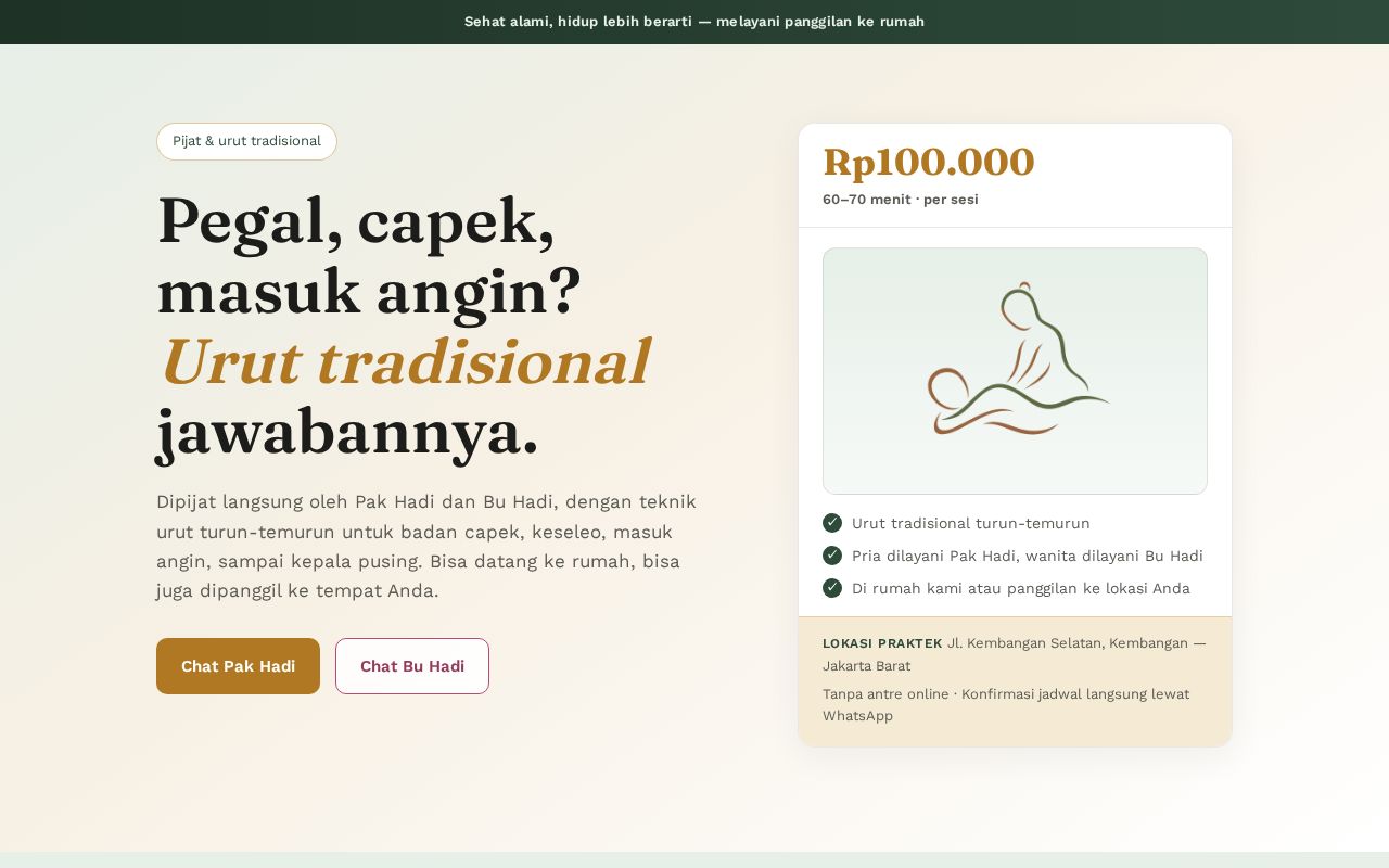 Preview of Pijat Pak Hadi