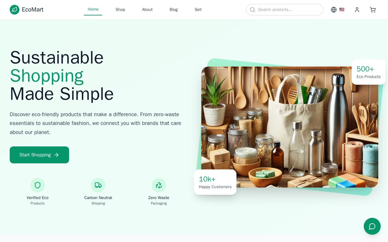 Preview of Eco-Friendly Marketplace
