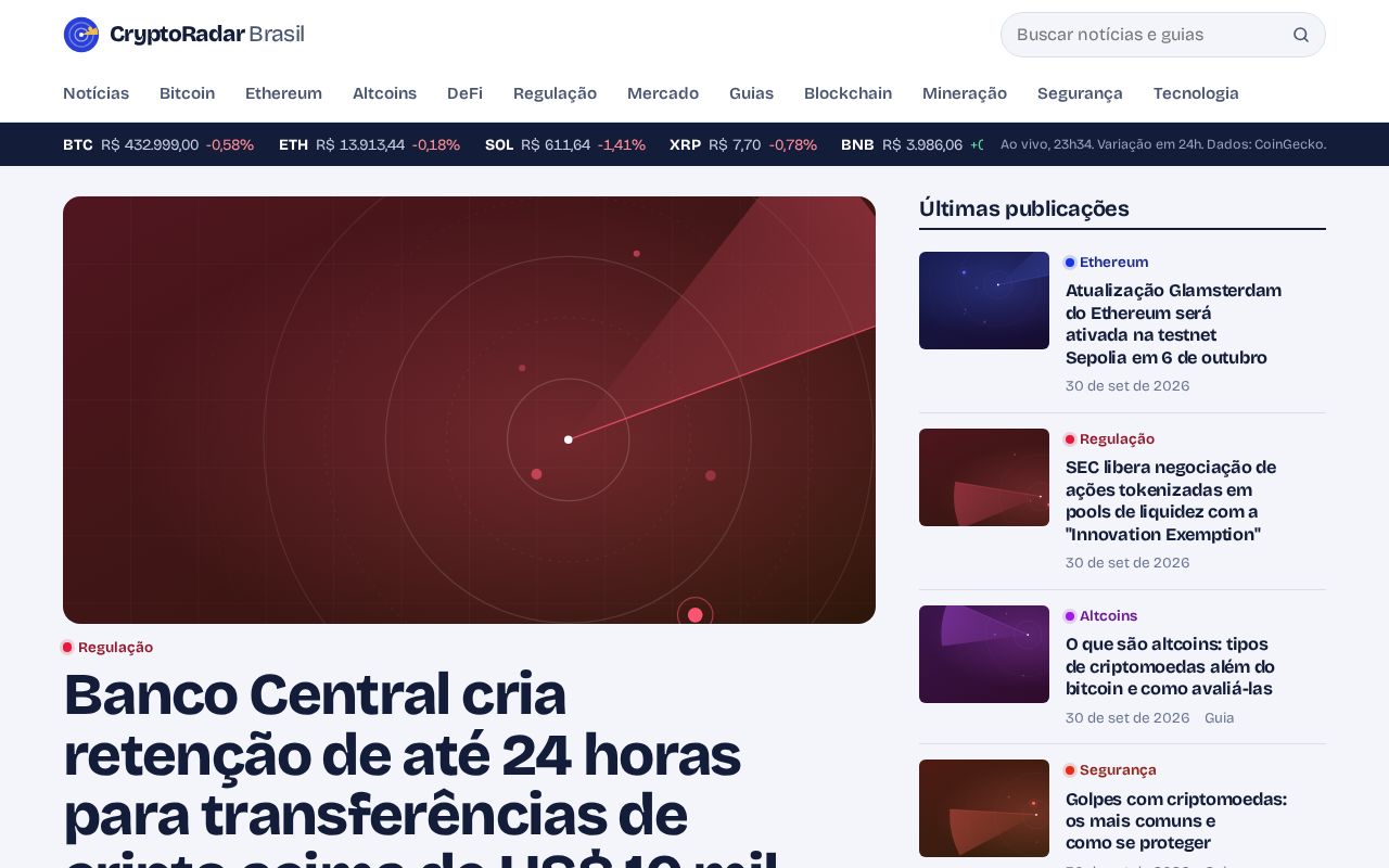 Preview of Cryptoradar Brasil
