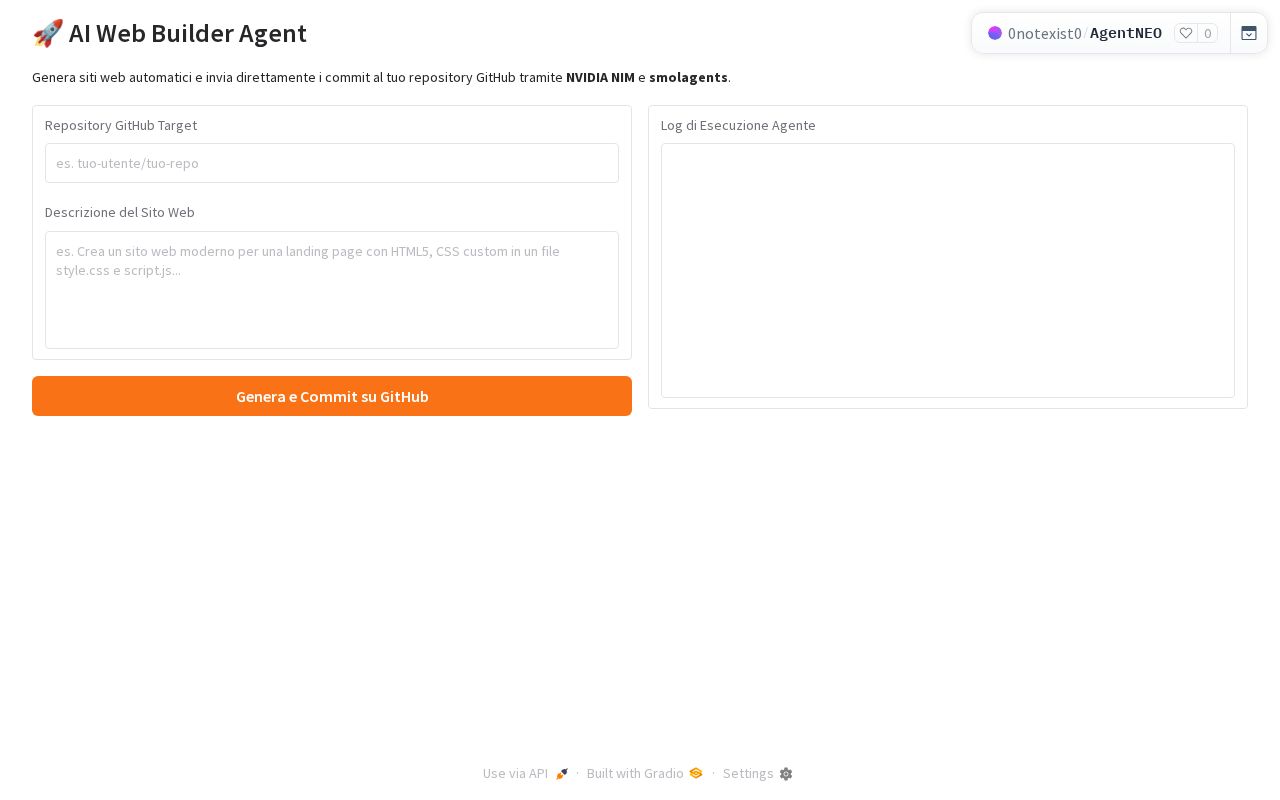 Preview of AgentNEO