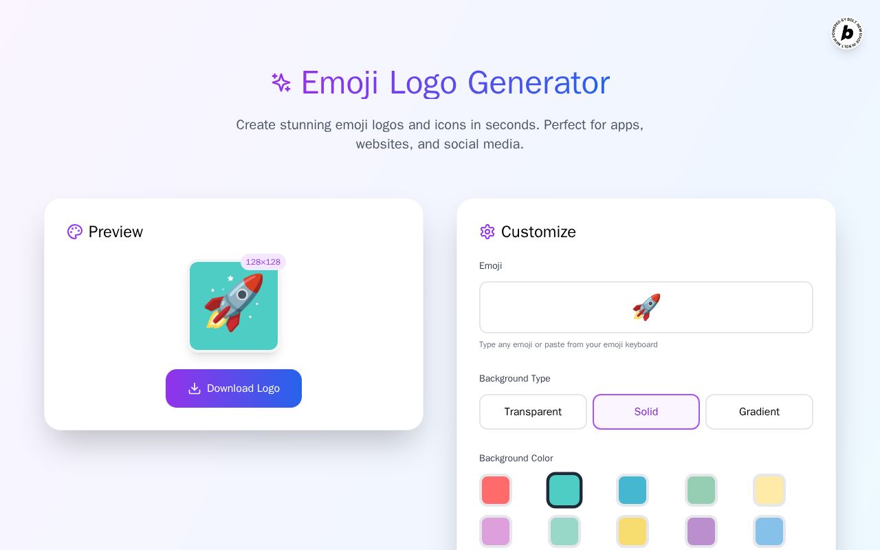 Preview of EmojiLogo