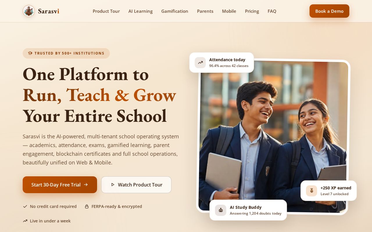 Preview of Eduplatform Landing