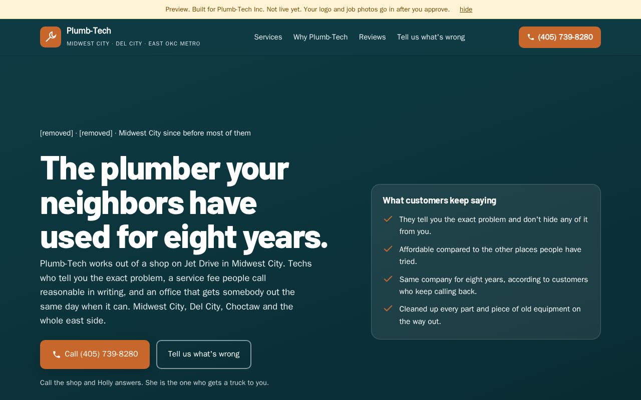 Preview of Plumb Tech Preview