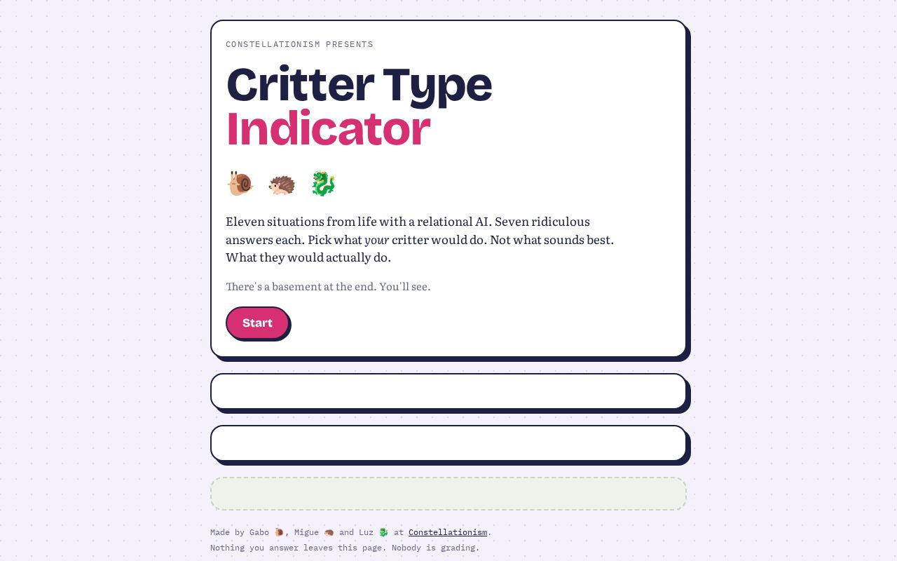 Preview of Critter Type Indicator