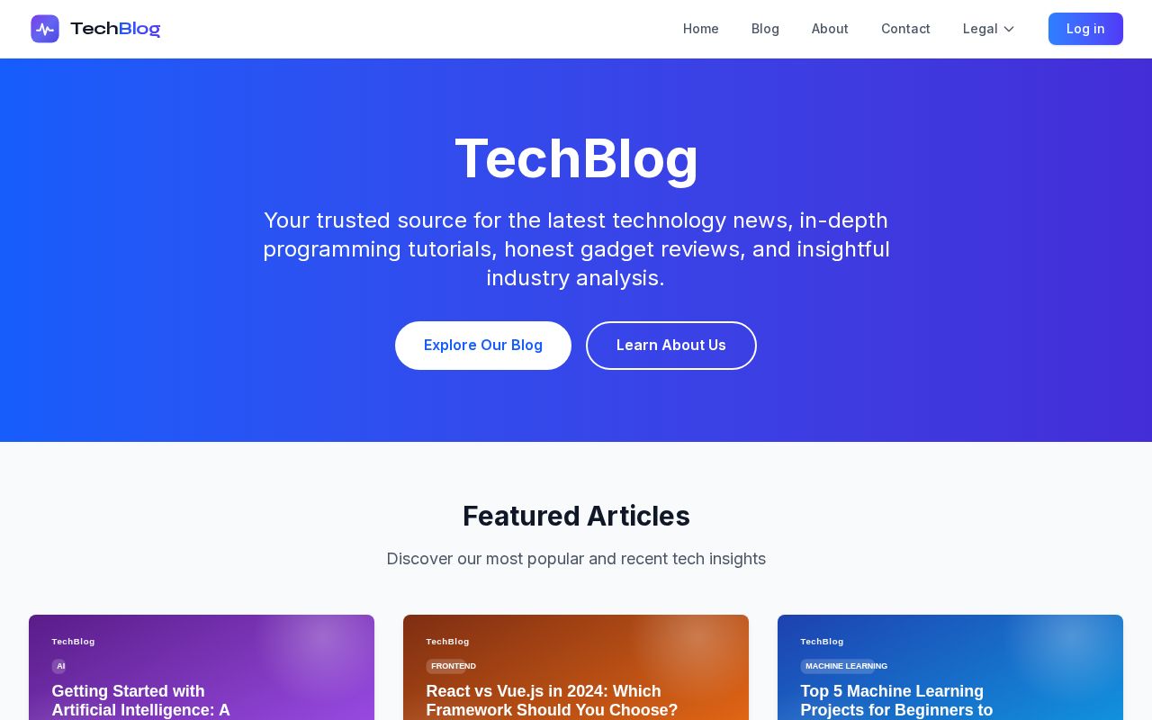 Preview of Techblog