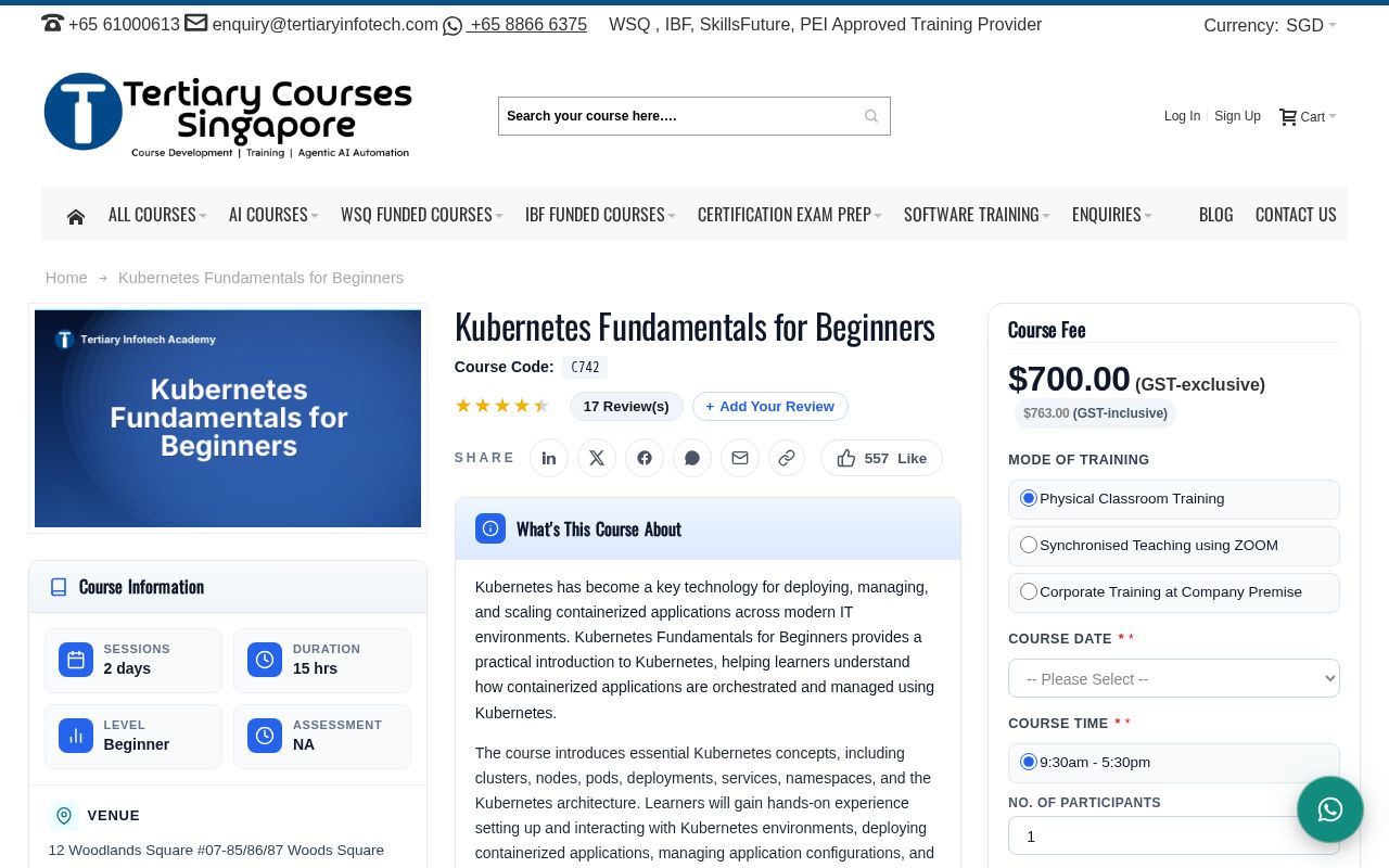 Preview of C742 Kubernetes Fudamentals For Beginners