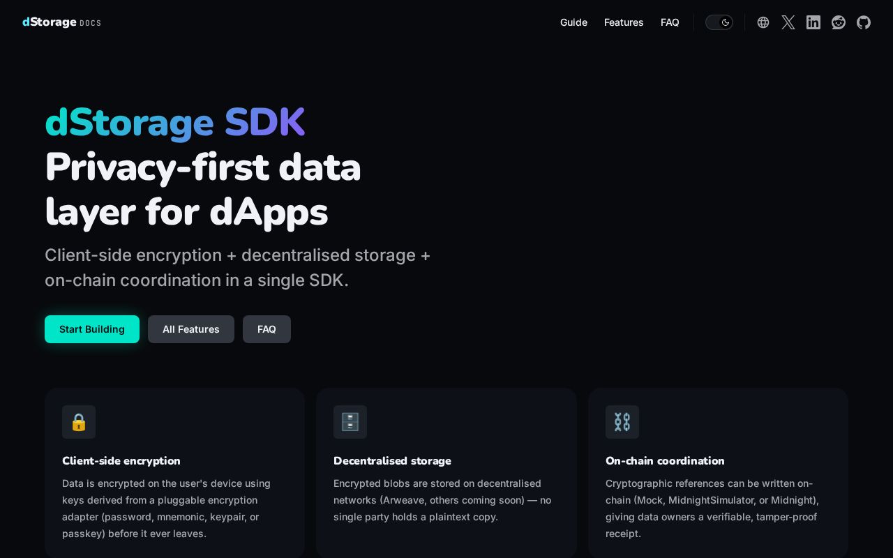 Preview of Dstorage Starter Template