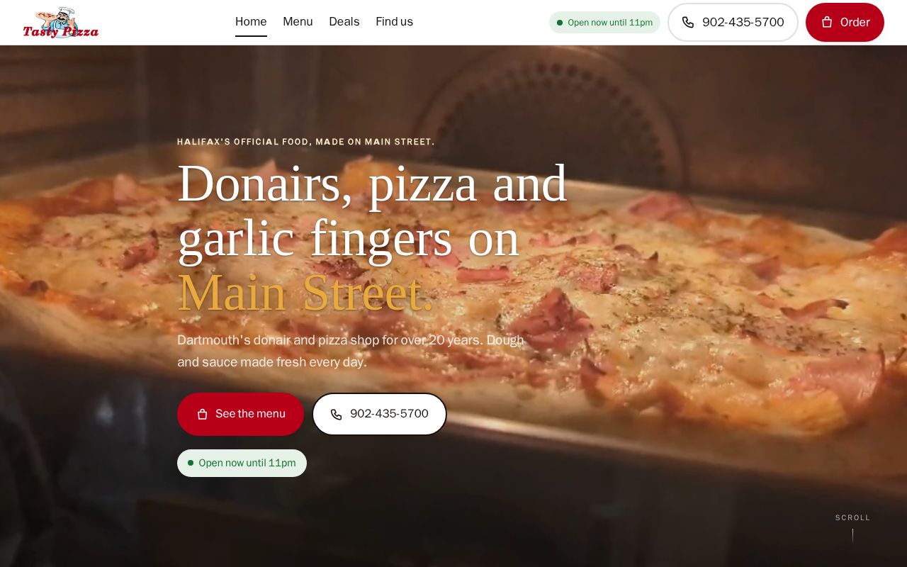 Preview of Tastypizza Site