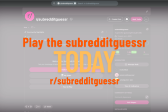 Preview of Subreddit guessr
