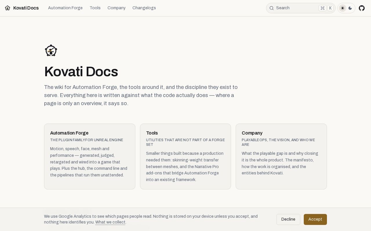 Preview of Kovati Docs