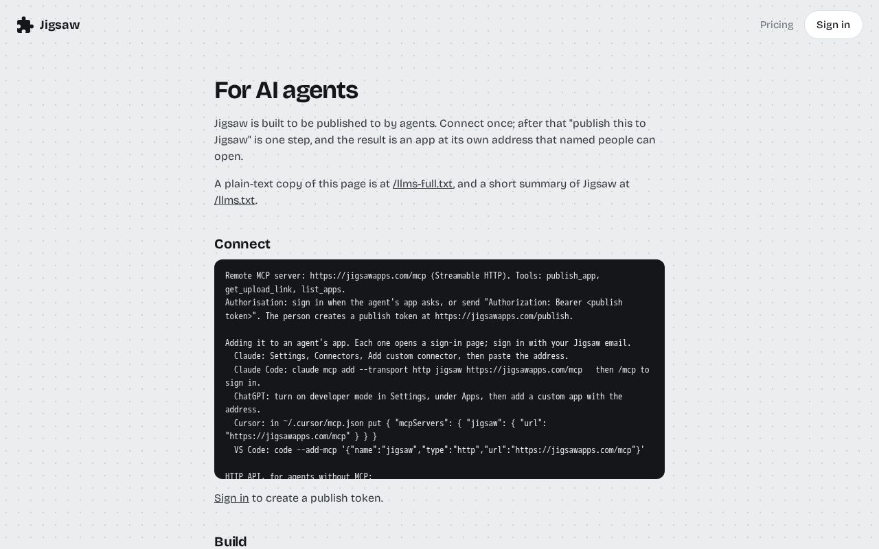 Preview of Jigsaw Plugin