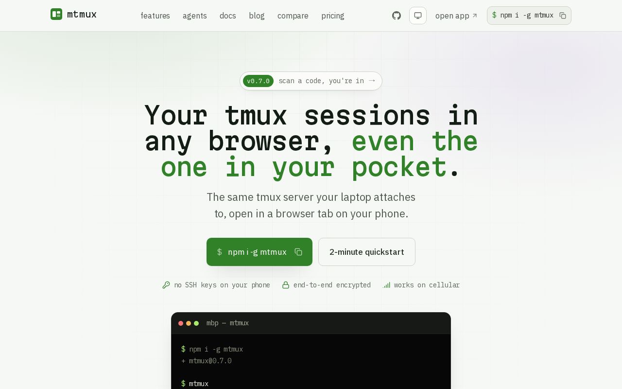 Preview of Mtmux