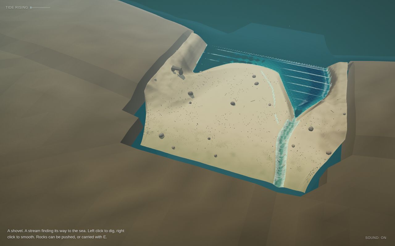 Preview of Shoreline - a coastal water-engineering sandbox (Three.js)