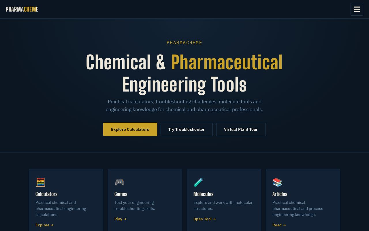 Preview of Pharmacheme Web