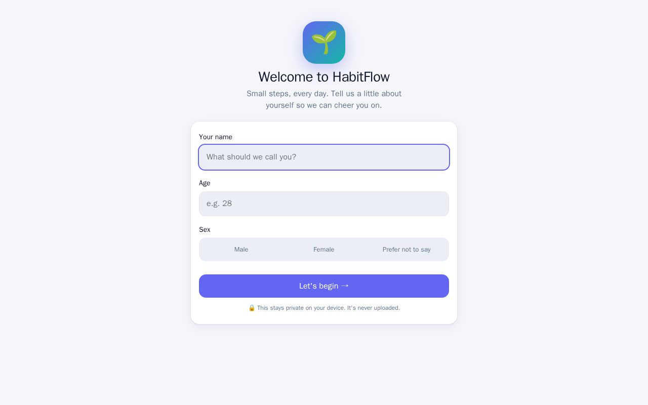 Preview of HabitFlow