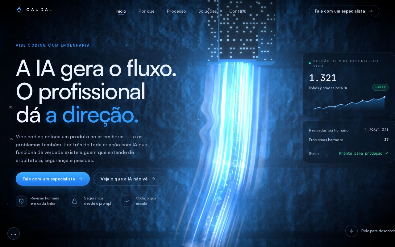 Preview of Immersive Website
