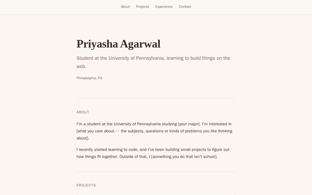 Preview of Priyasha Site