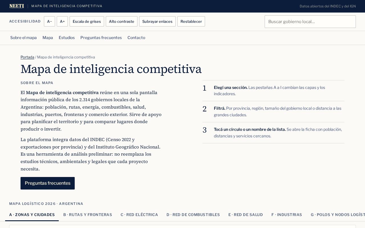 Preview of Mapa Inteligencia Competitiva Argentina