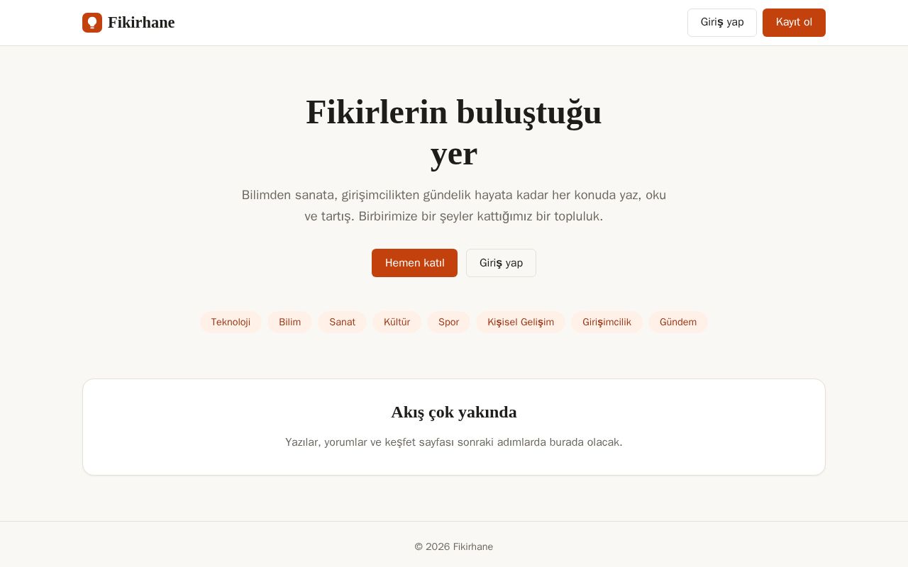 Preview of FikirhaneWeb